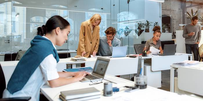 Mit dem Desksharing-Konzept kann die Büroauslastung optimiert werden. (Foto: AdobeStock - Svitlana)