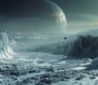 Miranda, der faszinierende Mond des Uranus, enthüllt durch Voyager 2, bietet eine einzigartige geologische Landschaft und bleibt ein Mysterium für die Wissenschaft. (Foto: AdobeStock_835590974 HaiderShah)